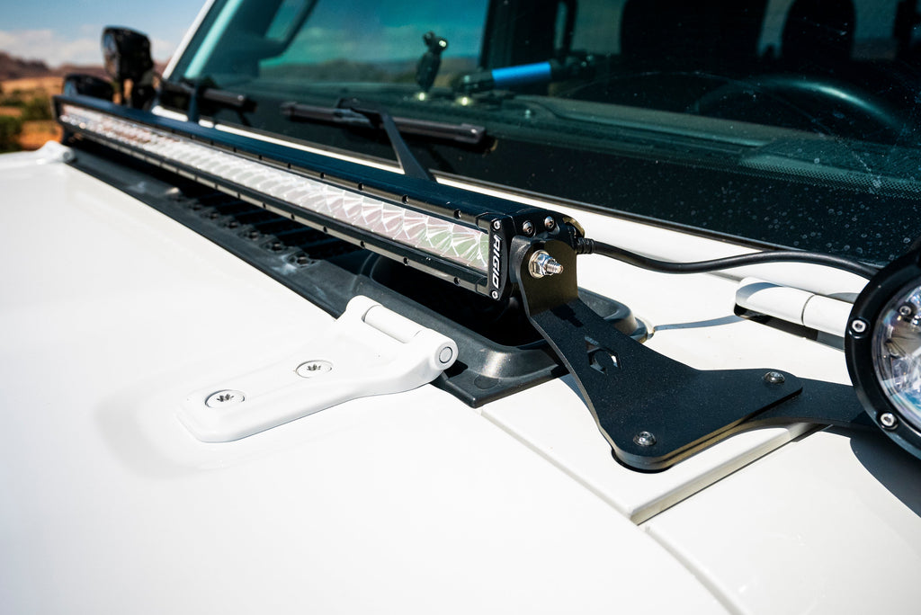 Artec Jeep Wrangler JL Gladiator JT 40in HOOD LIGHT MOUNT