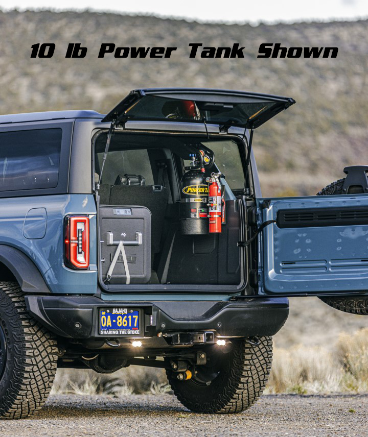Power Tank 4 Door Bronco Plate - Power Tank or Propane Tank mount (6th Gen 2021+)