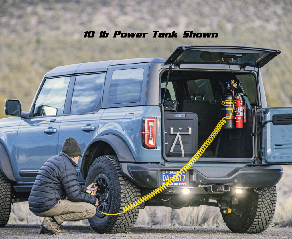 Power Tank 4 Door Bronco Plate - Power Tank or Propane Tank mount (6th Gen 2021+)