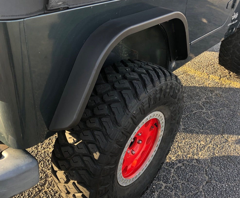 Crusher Rear Fender 4" Flare for Jeep TJ/LJ
