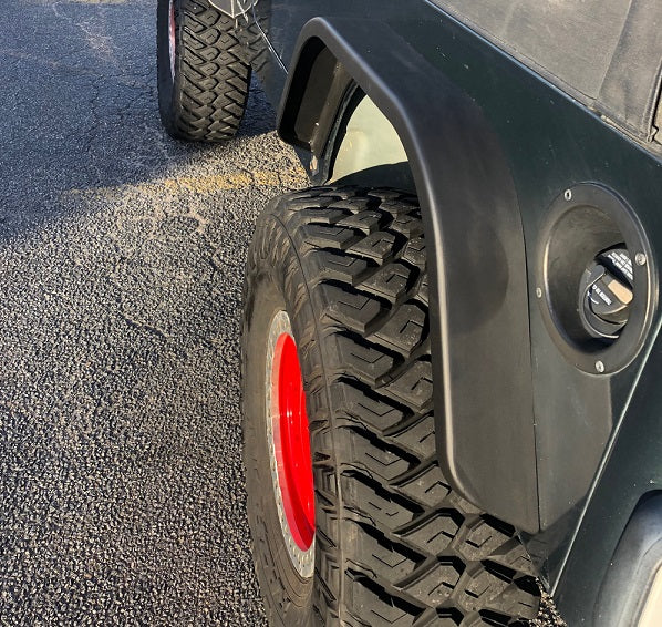Crusher Rear Fender 4" Flare for Jeep TJ/LJ