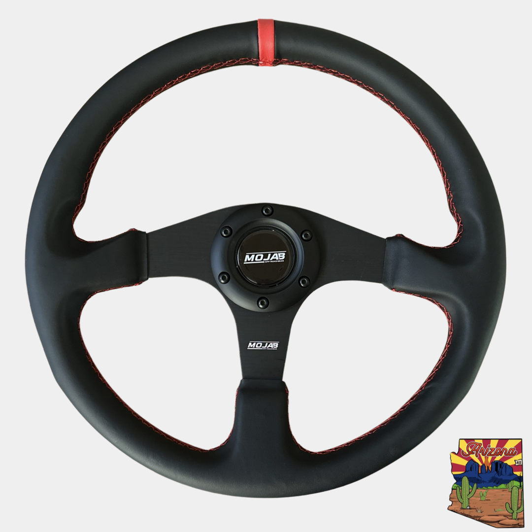 Mojab Volante Plano de 13,5'' Cuero o Ante