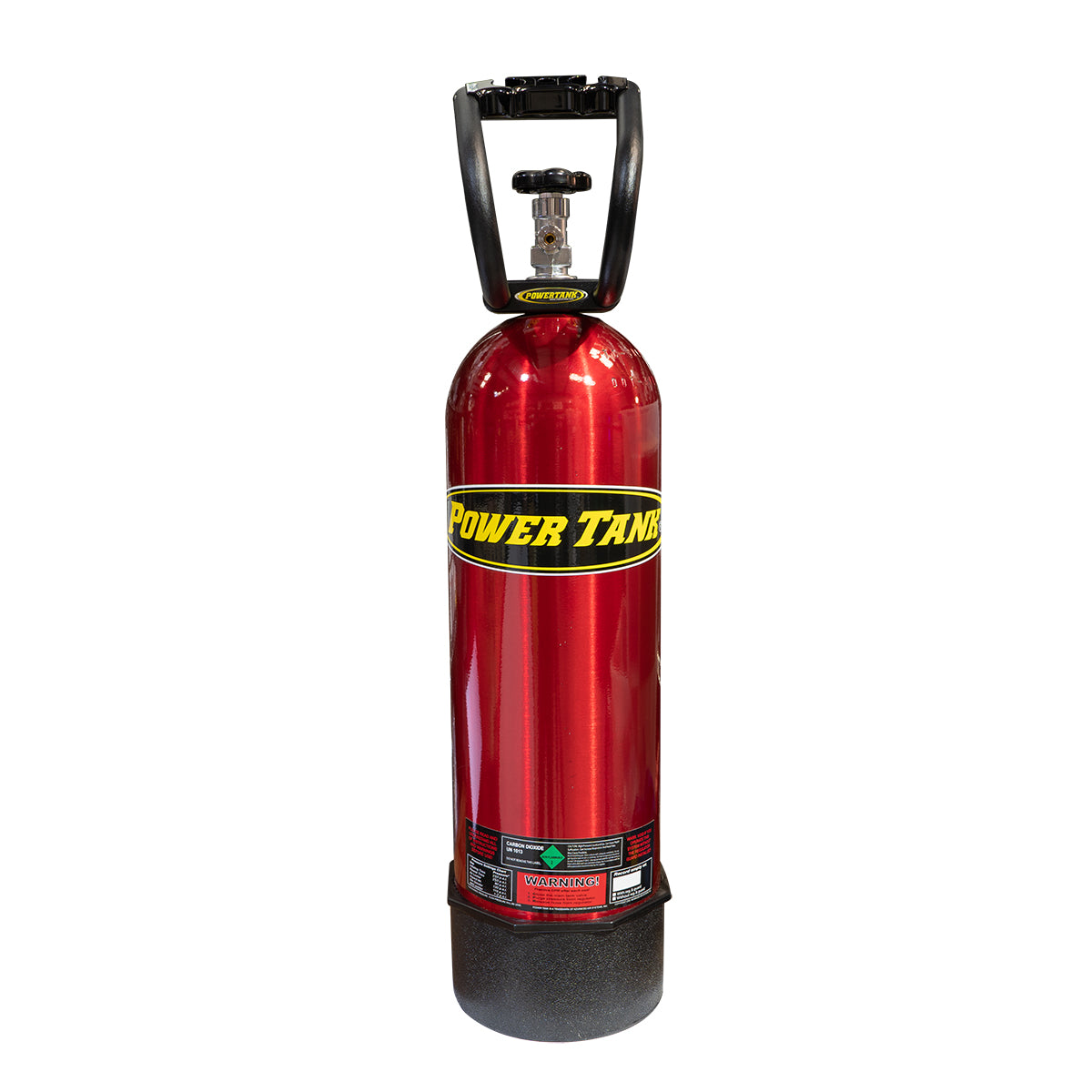 Botella de CO2 de repuesto de 15 lb con recubrimiento en polvo