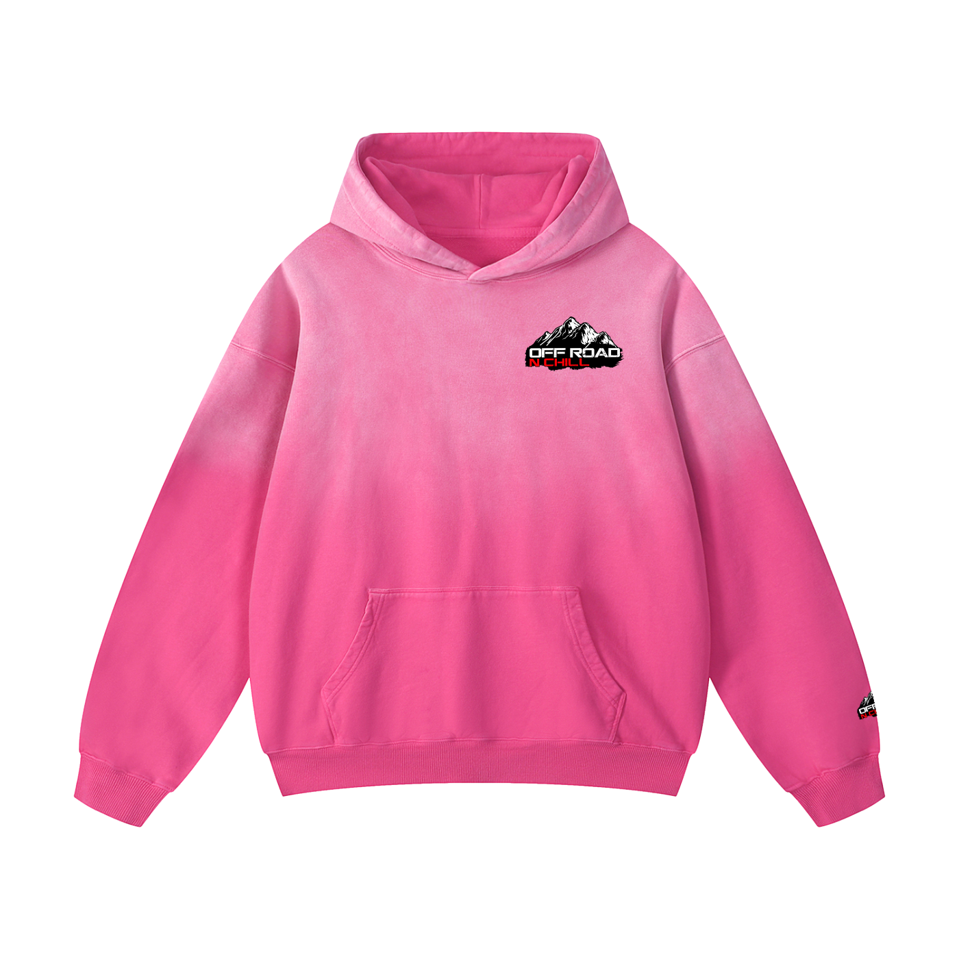 Off Road n Chill Heavyweight Sunfade Oversized Hoodie
