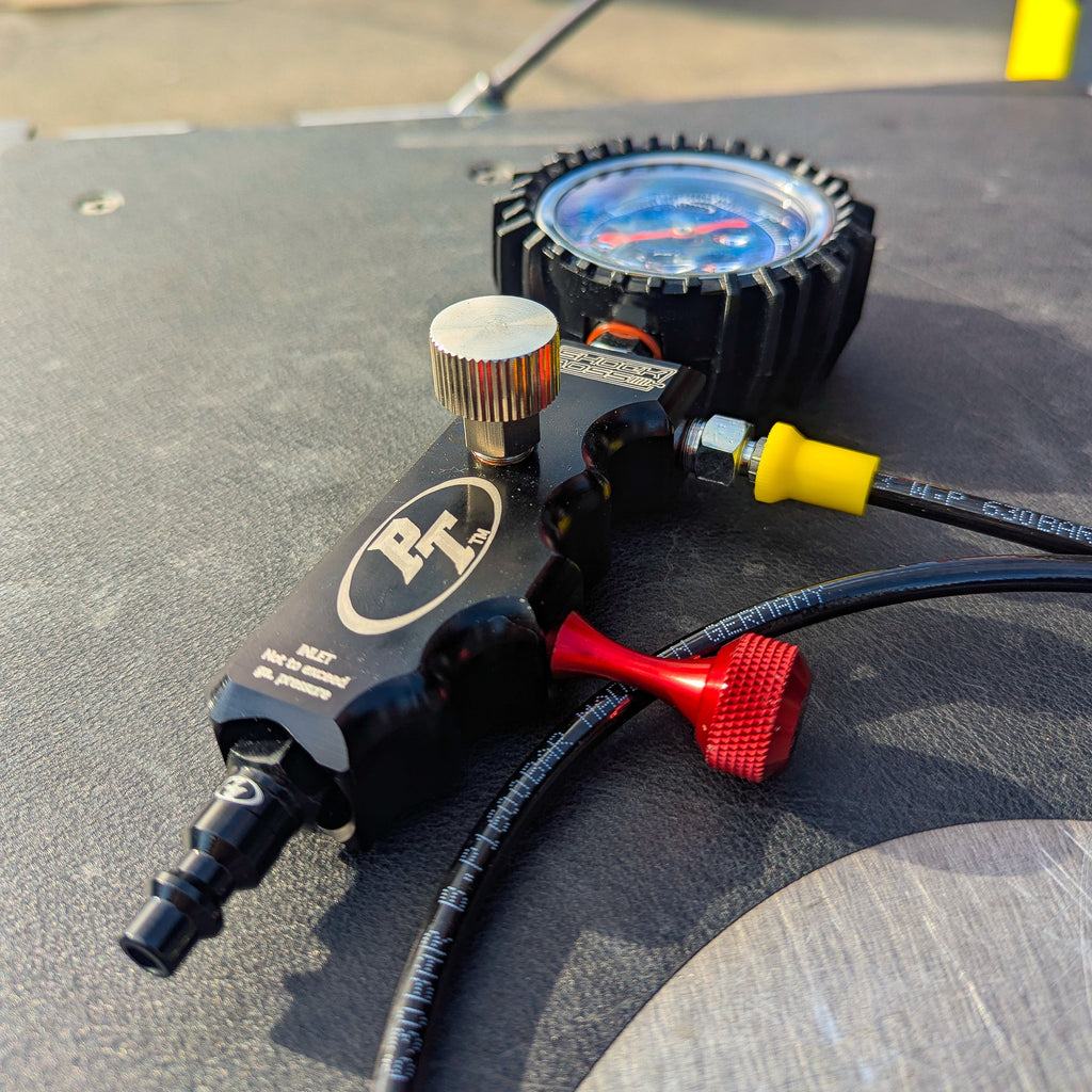 Power Tank Shock Inflator with Gauge Tool