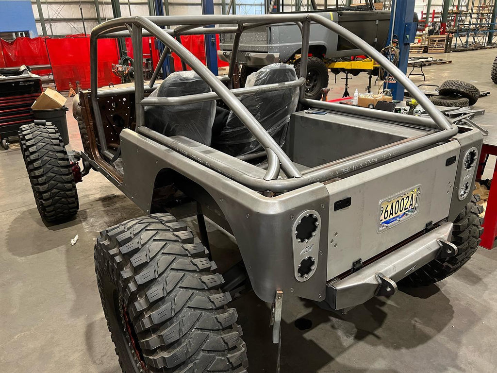 15" Stretch Over the Rail Corner Armor for Jeep YJ