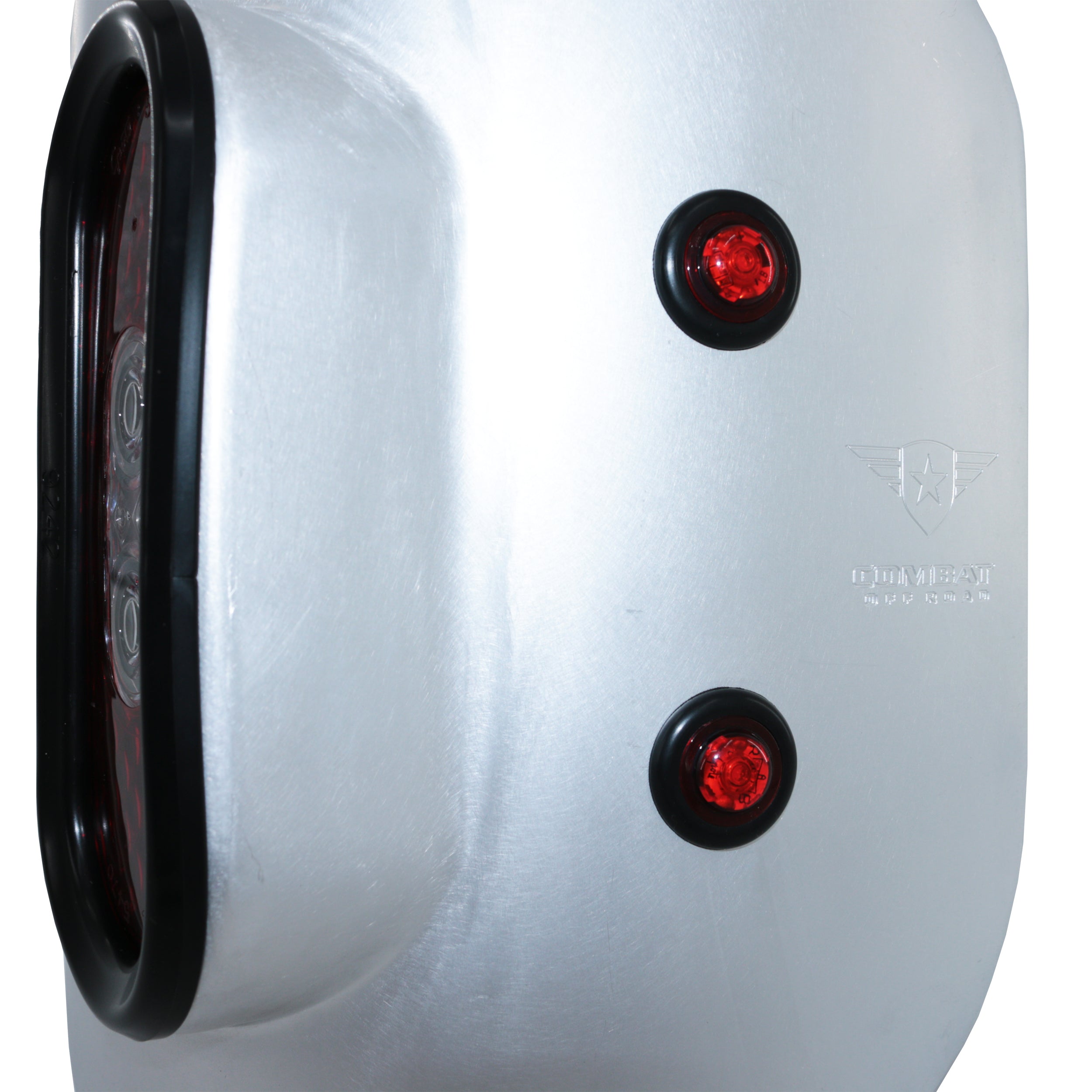 Jeep JT Gladiator Off Road LED Tail Light Kit - Raw Aluminum