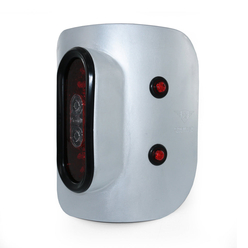 Jeep JT Gladiator Off Road LED Tail Light Kit - Raw Aluminum