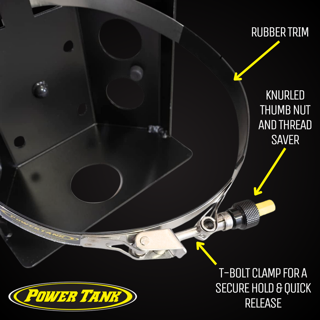 Power Tank Whitney OG Bracket for 5 lb Steel Propane Tanks
