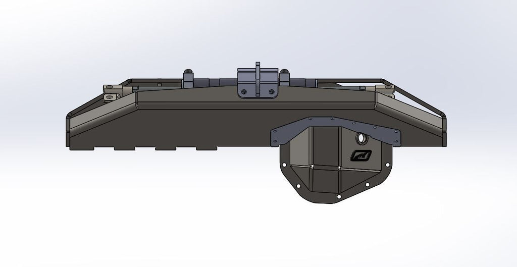 Refuerzo de eje delantero Ford Dana 60 con montaje de ariete de dirección 78-79