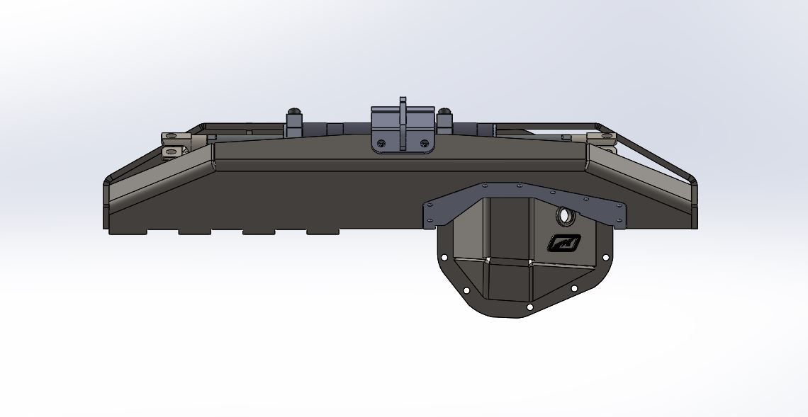 Refuerzo de eje delantero Ford Dana 60 con montaje de ariete de dirección 78-79