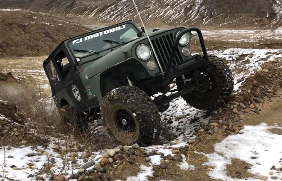 Motobilt Jeep CJ Stubby Front Bumper w/ Stinger