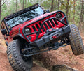 Motobilt Jeep Wrangler JK / JKU Crusher Front Bumper w/Grill Hoop and Stinger