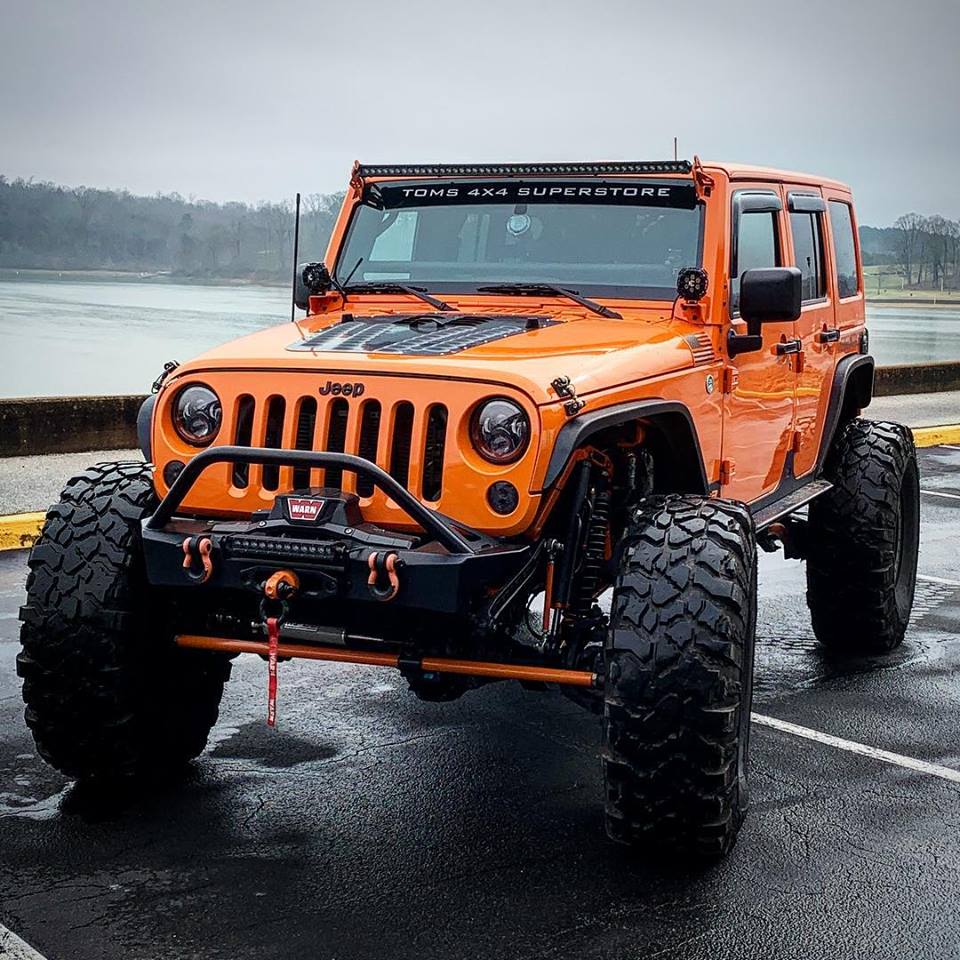 Crusher Front Fender 2" Flare for Jeep JK / JKU - Aluminum