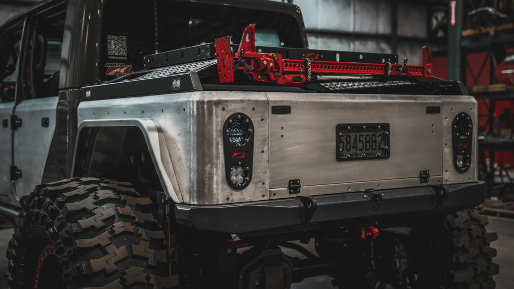 Motobilt Jeep Gladiator JT Aluminum Bobbed Replacement Bed