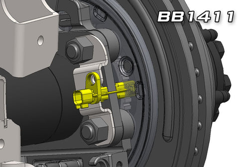 Soportes del sensor ABS - Eje de 14 pernos