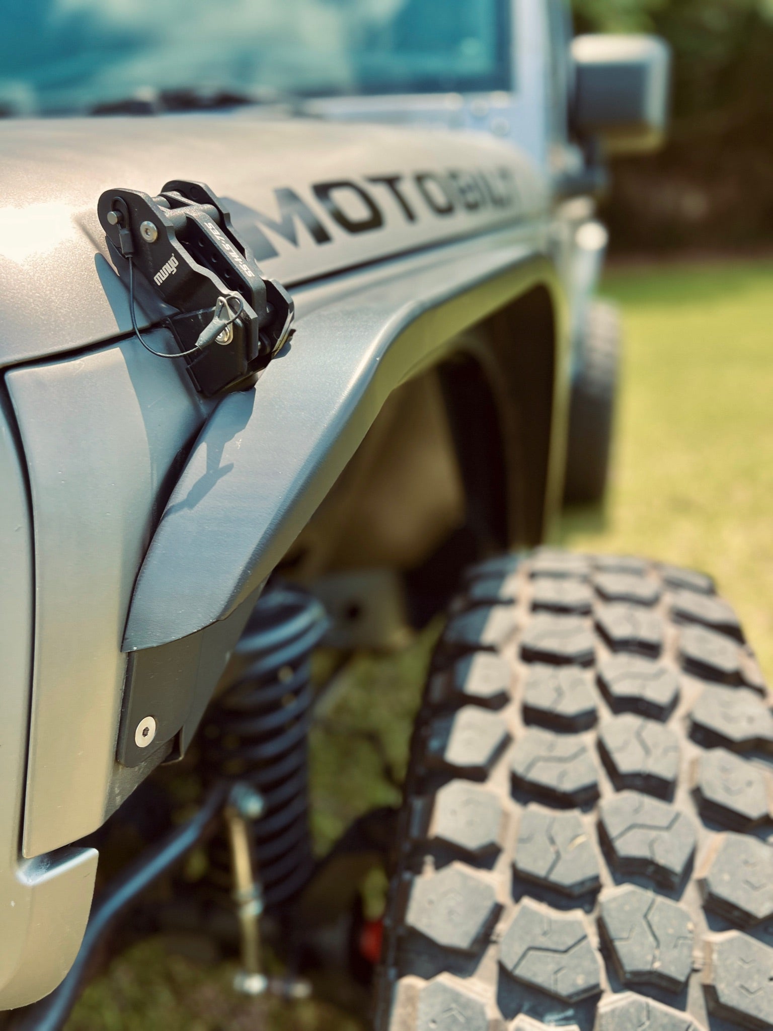 Guardafrontes delanteros Hatchet Highline para Jeep JK/JKU - Acero