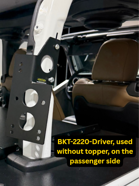 Power Tank 2 Door Wrangler JL Sports Bar Mount