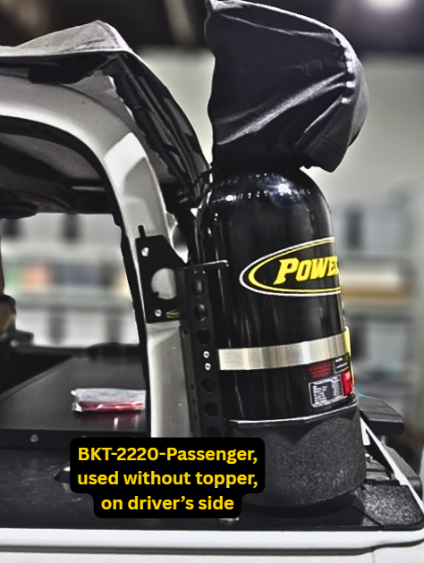 Power Tank 2 Door Wrangler JL Sports Bar Mount