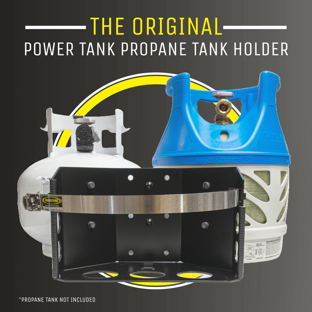 Power Tank Tor LOCKER Bracket for 11 lb Squatty Propane Tank & 11 lb Viking Composite Tank