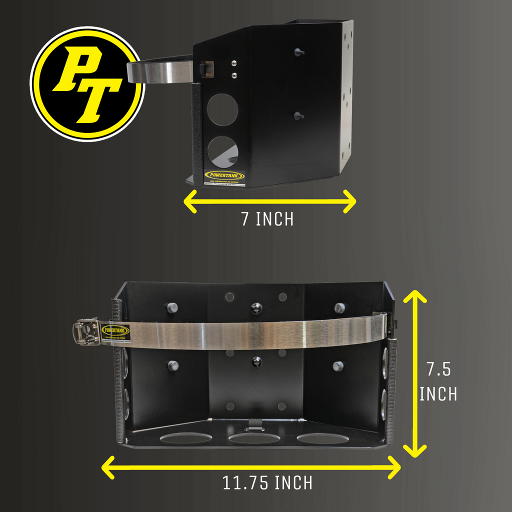 Power Tank Tor LOCKER Bracket for 11 lb Squatty Propane Tank & 11 lb Viking Composite Tank