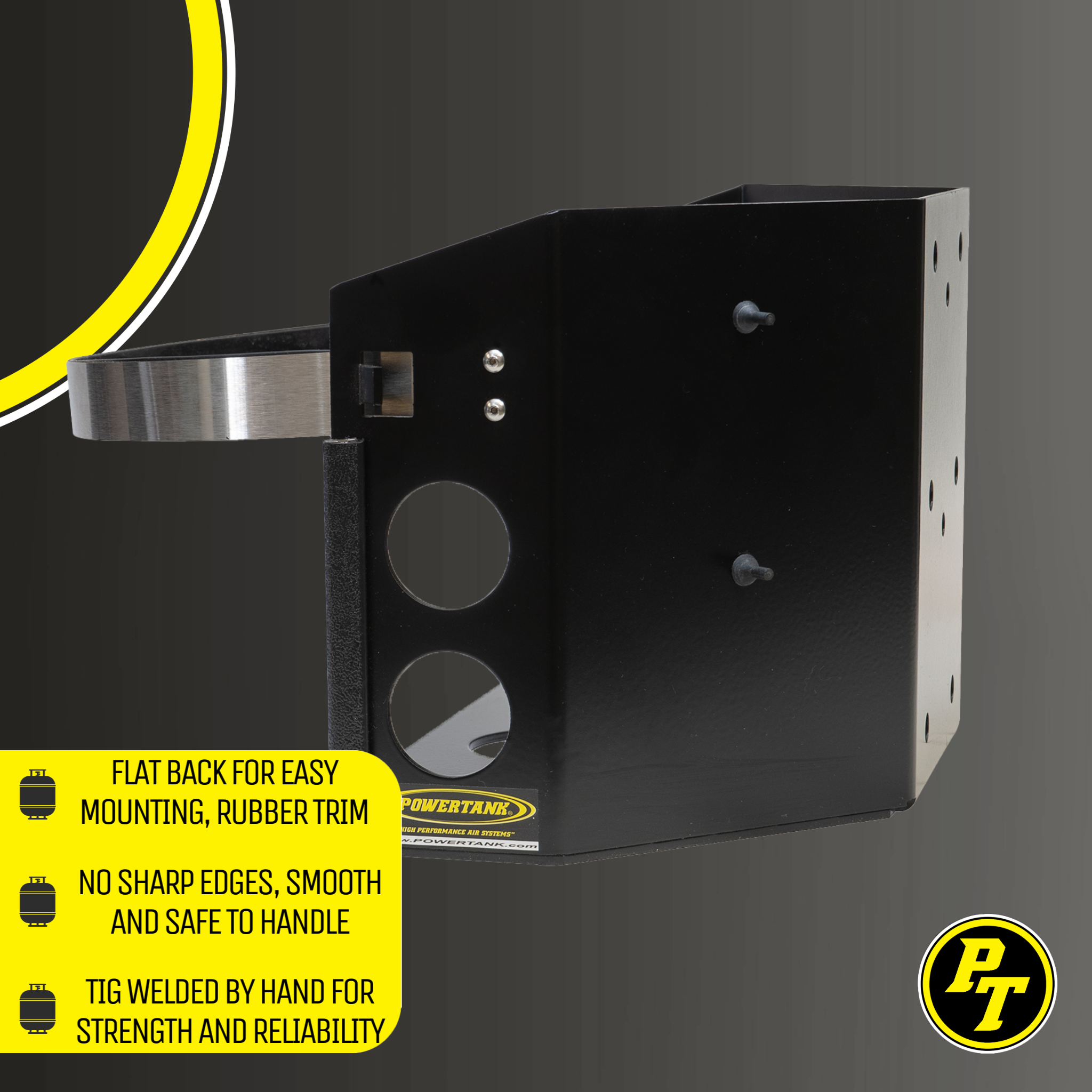 Power Tank Tor LOCKER Bracket for 11 lb Squatty Propane Tank & 11 lb Viking Composite Tank