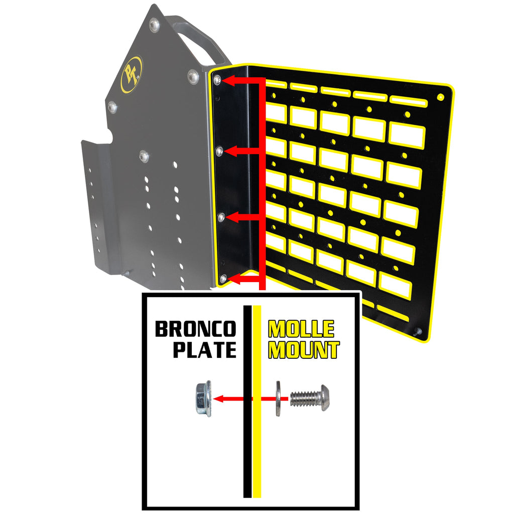Power Tank 4 Door Universal MOLLE Bracket