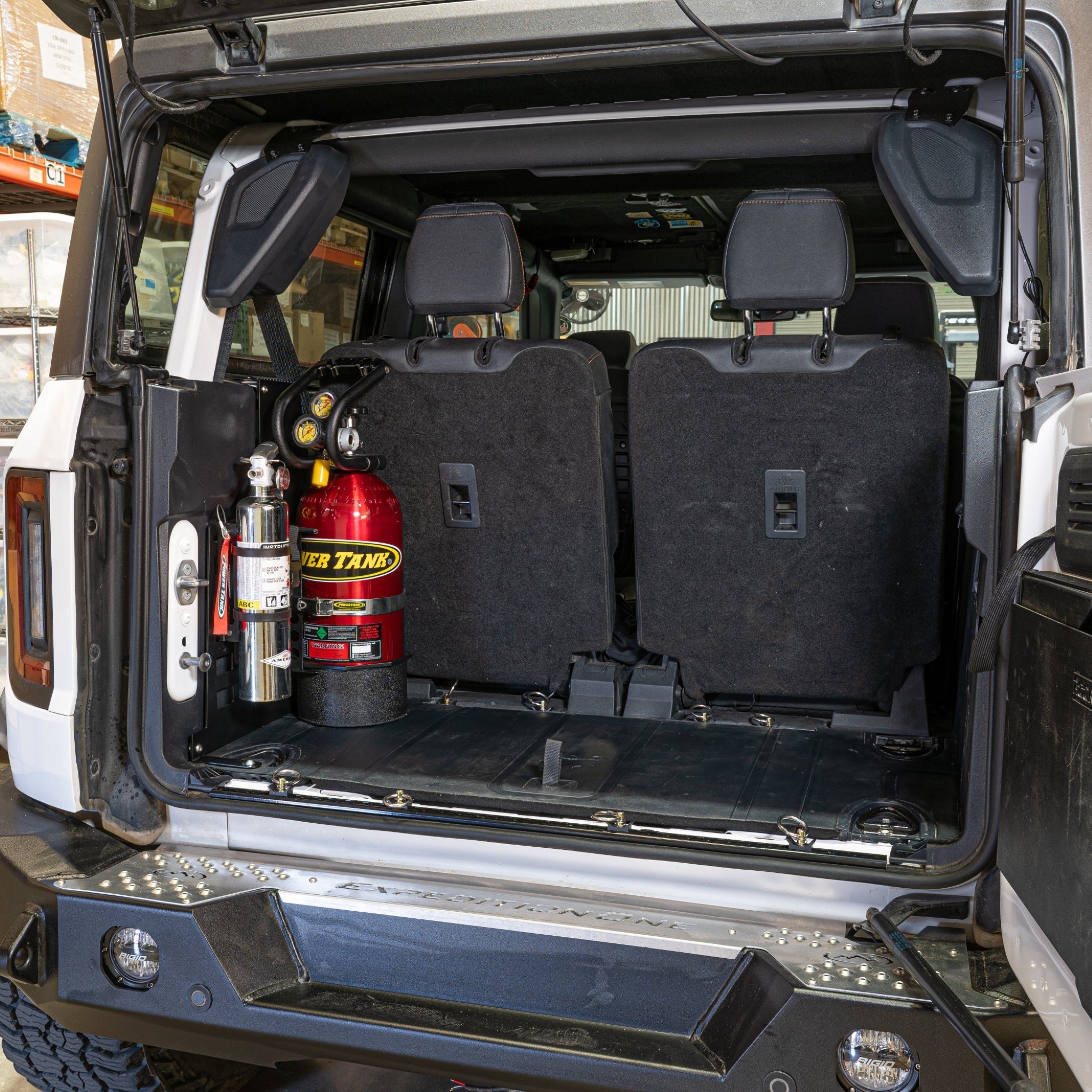 Power Tank 2 Door Bronco Plate - Power Tank or Propane Tank mount (6th Gen 2021+)