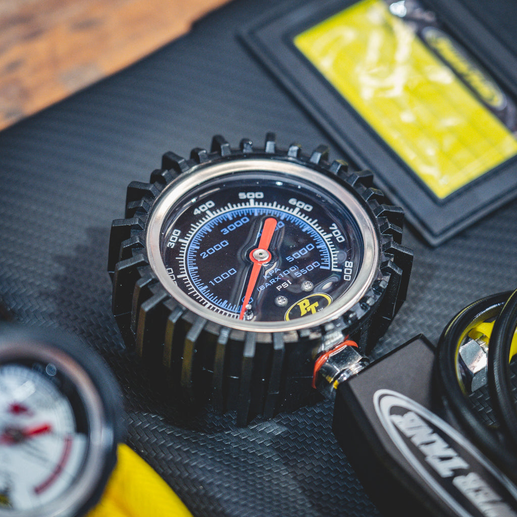 Power Tank Shock Inflator with Gauge Tool