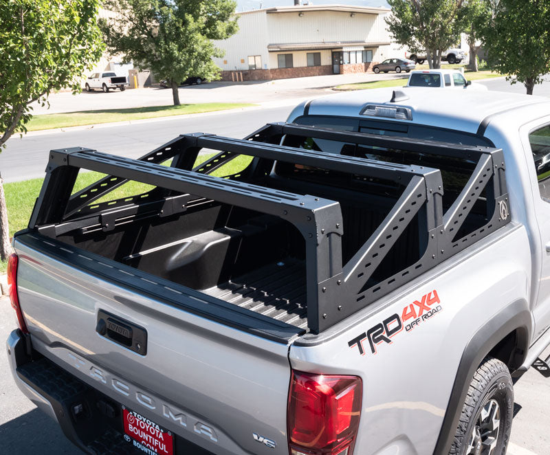 Rack de cama de altura media para Toyota Tacoma 3G - ALUMINIO