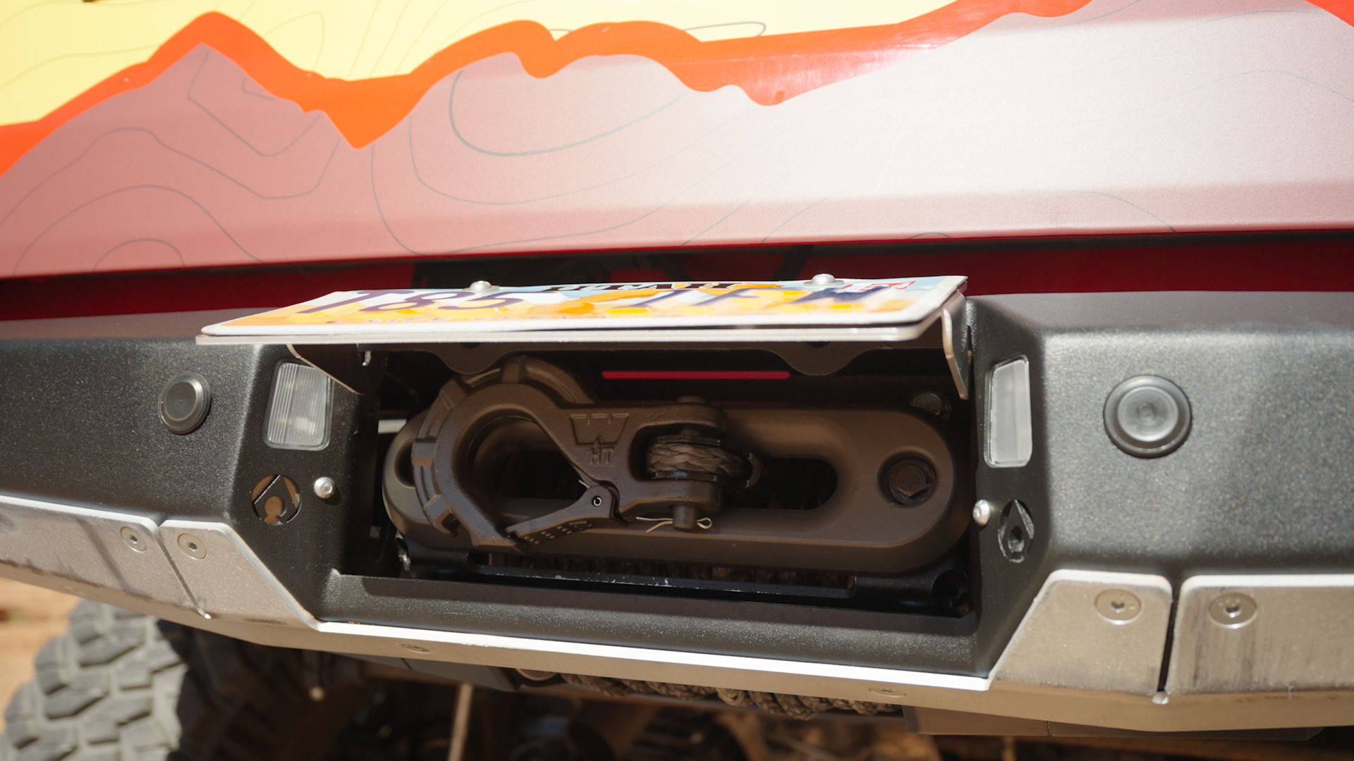 Artec HIGH CLEARANCE REAR BUMPER WINCH FAIRLEAD MOUNTING BRACKET
