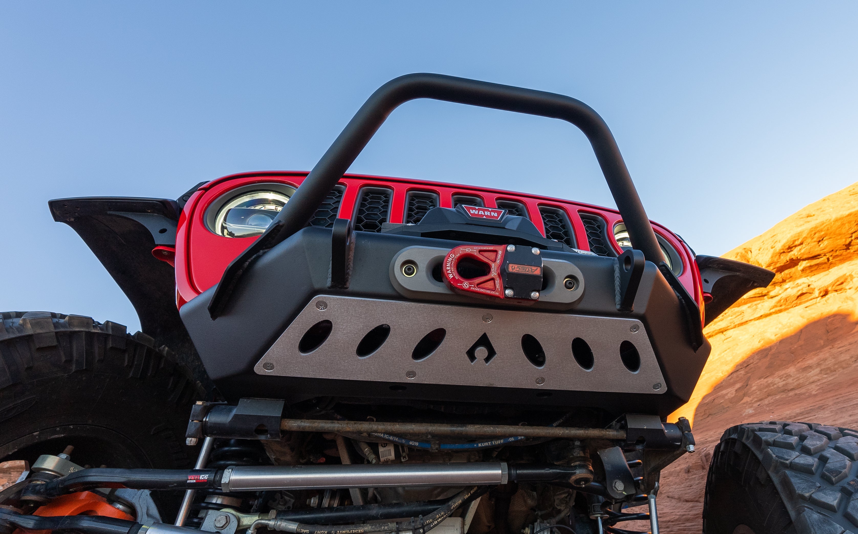 Artec Jeep Wrangler JK JL JT HIGH CLEARANCE FRONT BUMPER with HOOP