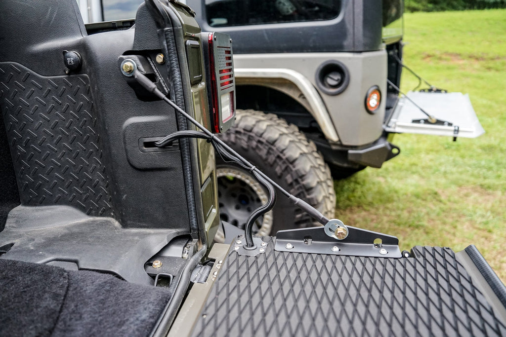 Portón trasero abatible para Jeep JK/JKU