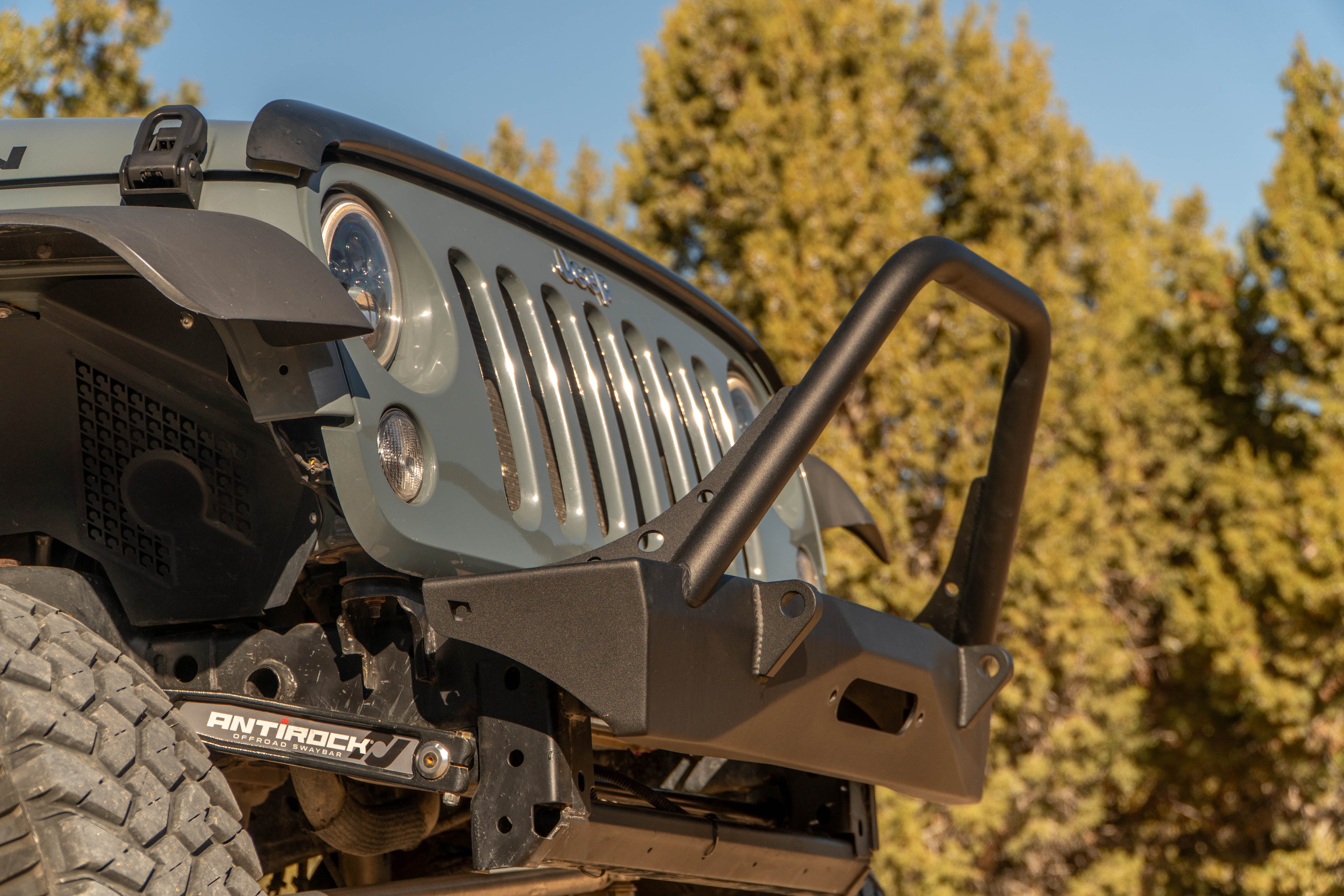 Artec Wrangler JK JL & Gladiator Sentinel Front Bumper with Hoop