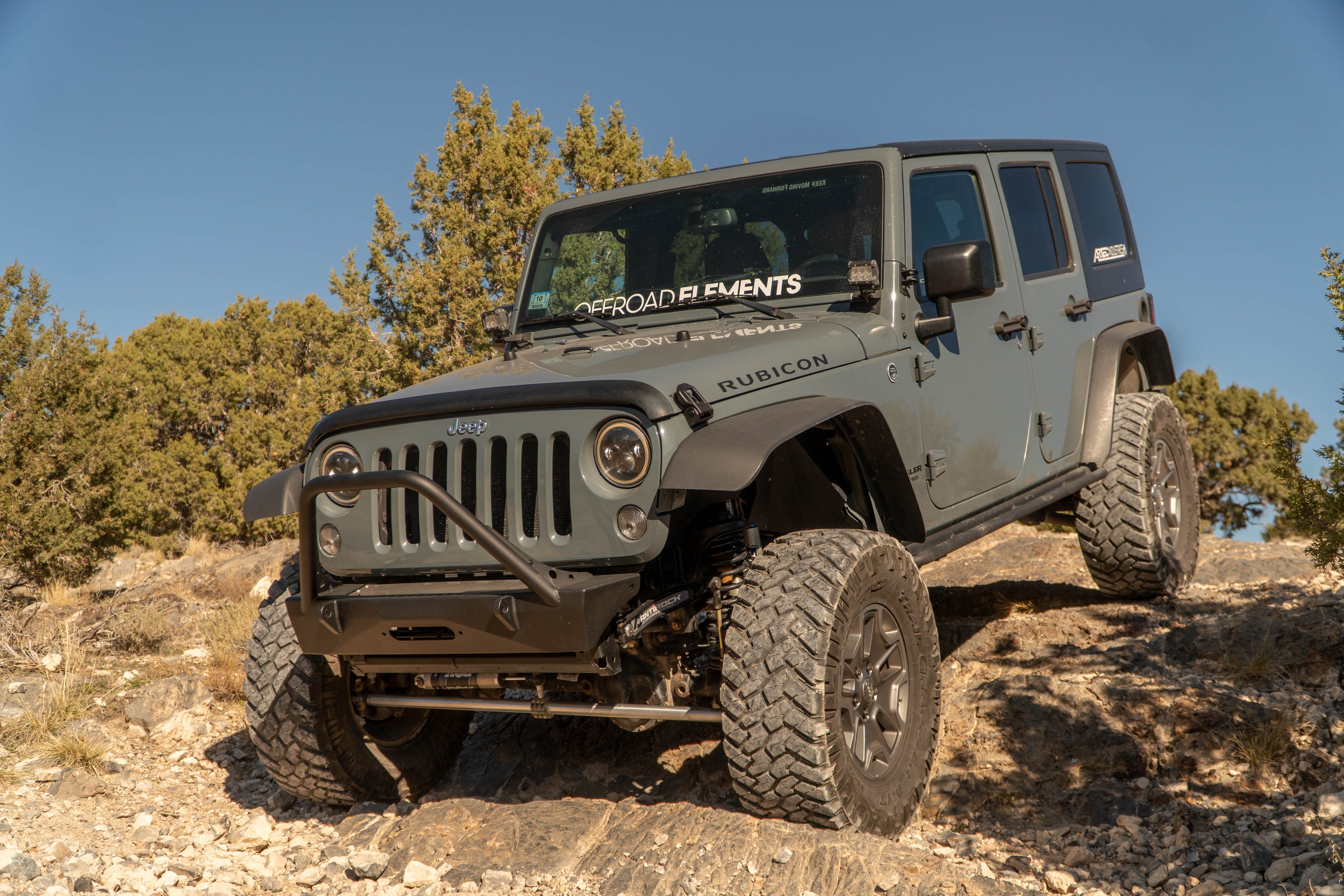 Artec Wrangler JK JL & Gladiator Sentinel Front Bumper with Hoop