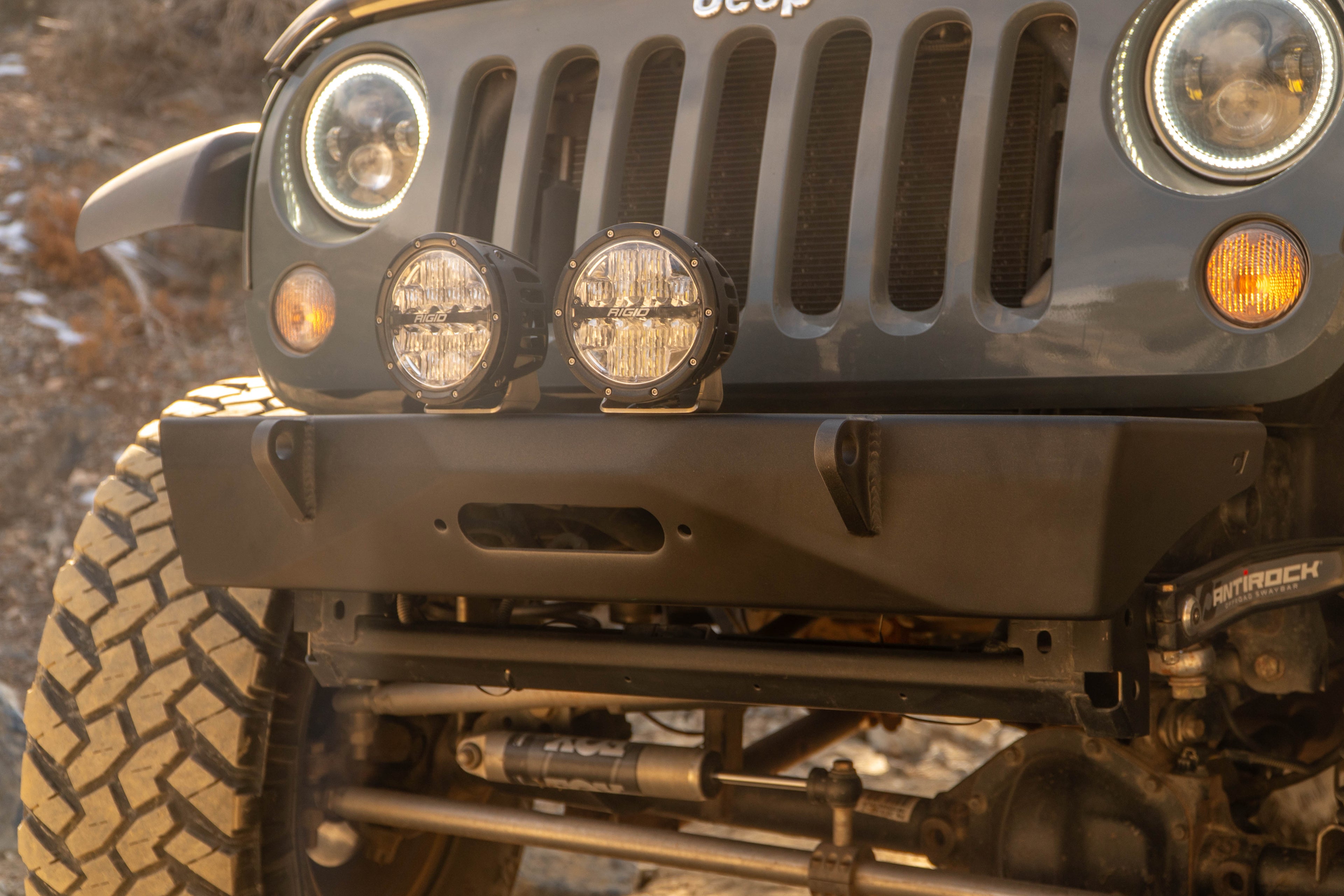 Parachoques delantero Sentinel Artec Wrangler JK JL y Gladiator JT