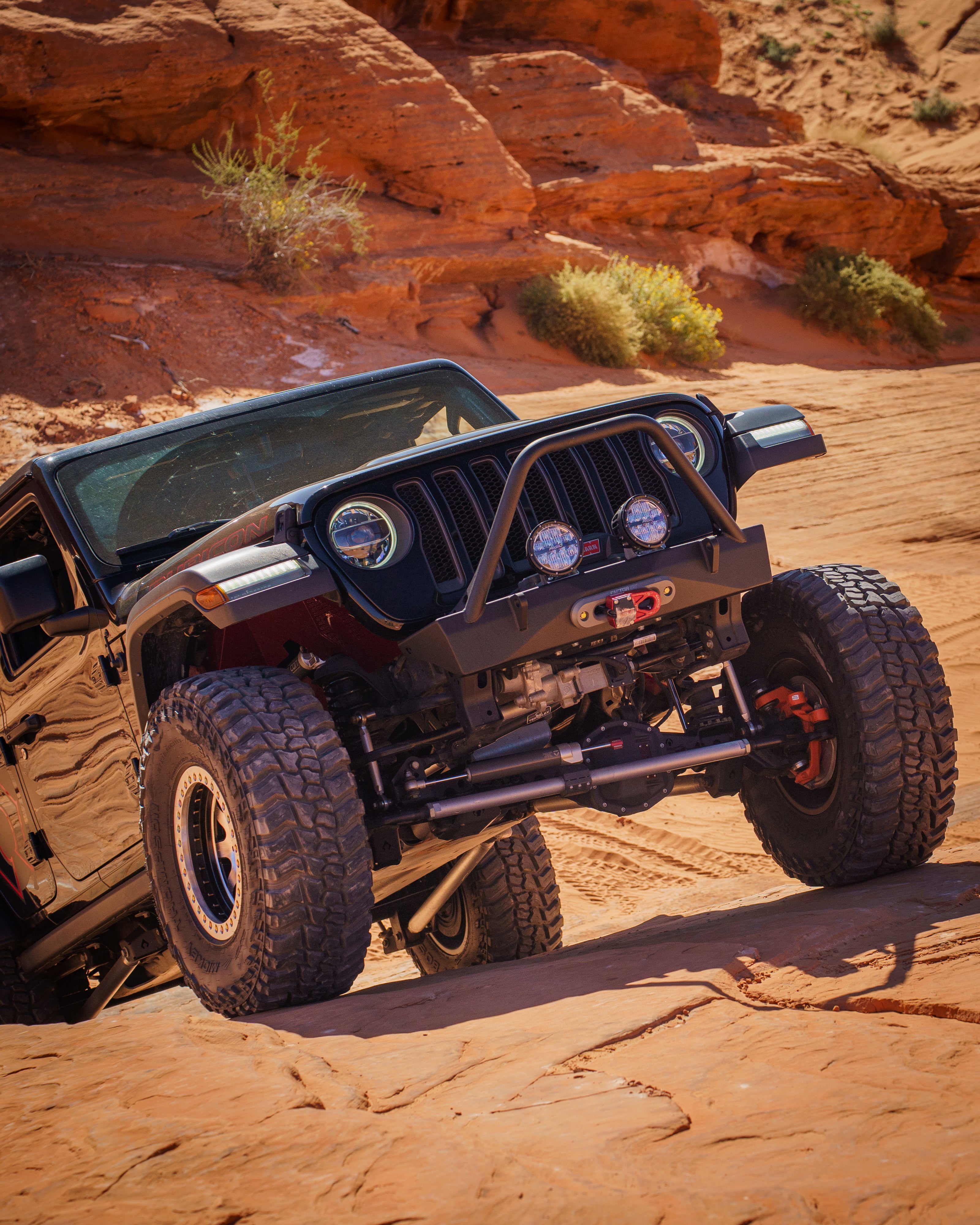 Artec Wrangler JK JL & Gladiator Sentinel Front Bumper with Hoop