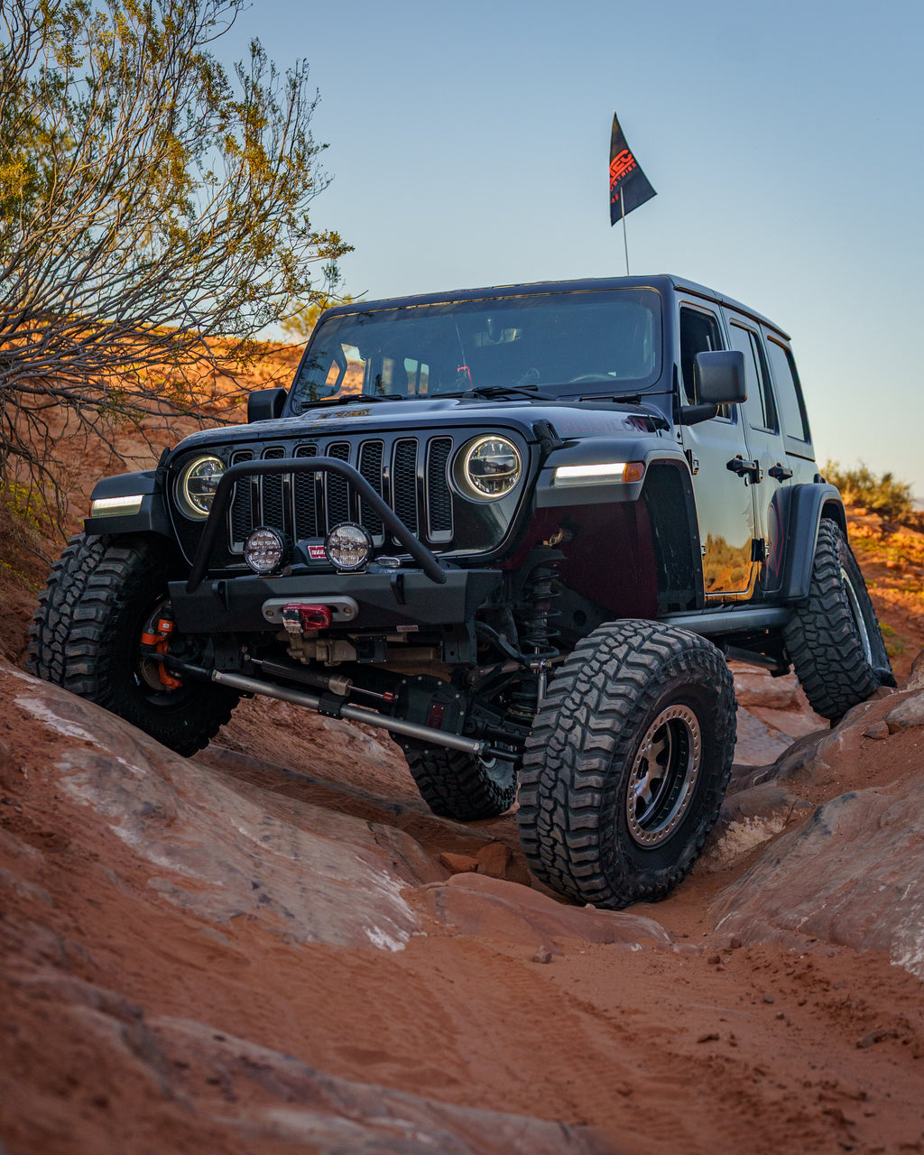 Artec Wrangler JK JL & Gladiator Sentinel Front Bumper with Hoop