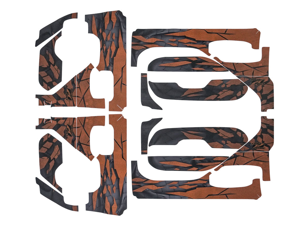 MotoSkinz - Interior Door Graphics for Jeep JLU / JT