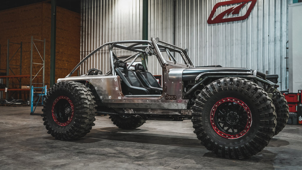 Protectores de umbral de aluminio de 15" para Jeep YJ