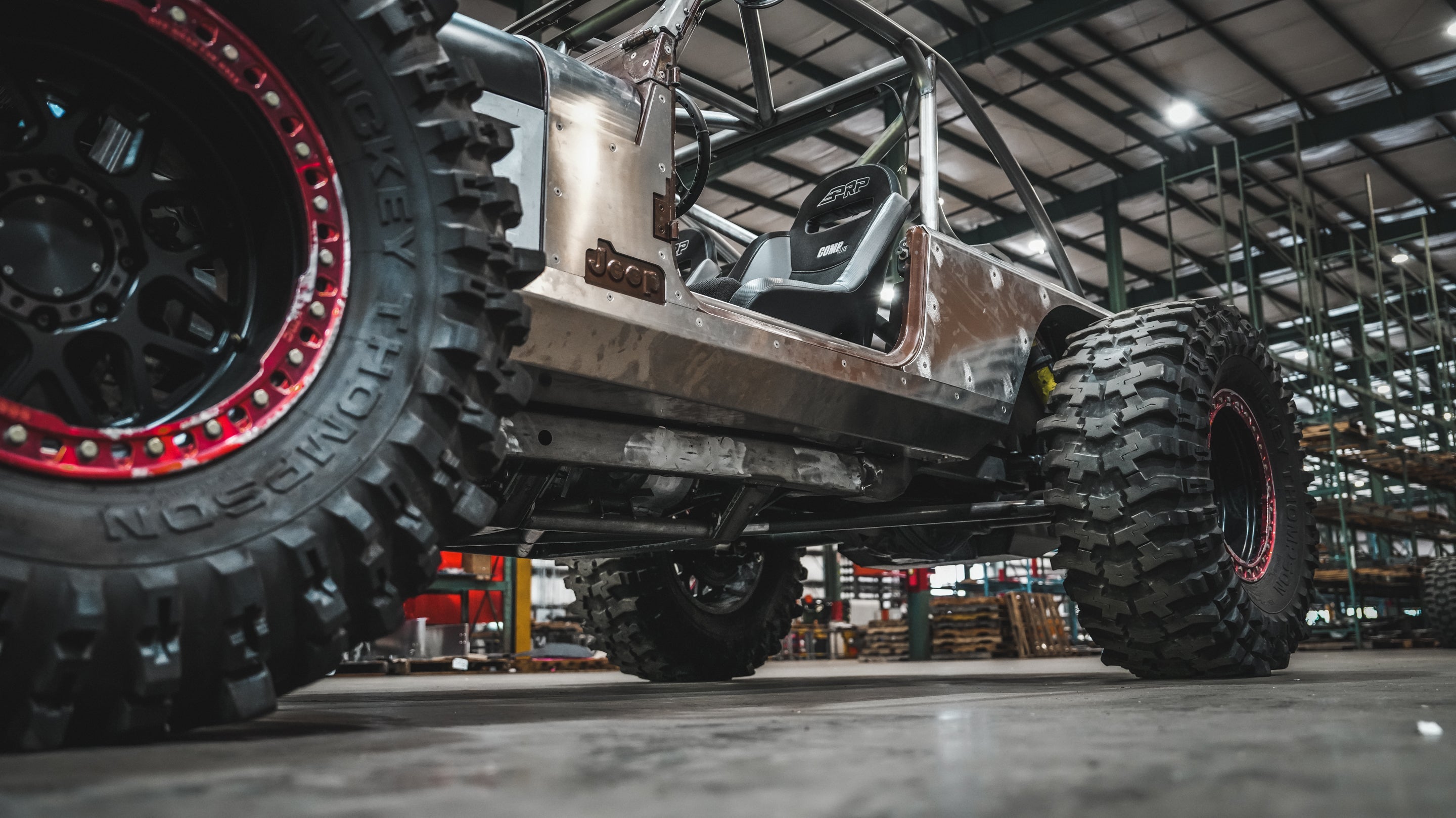 Protectores de umbral de aluminio de 15" para Jeep YJ