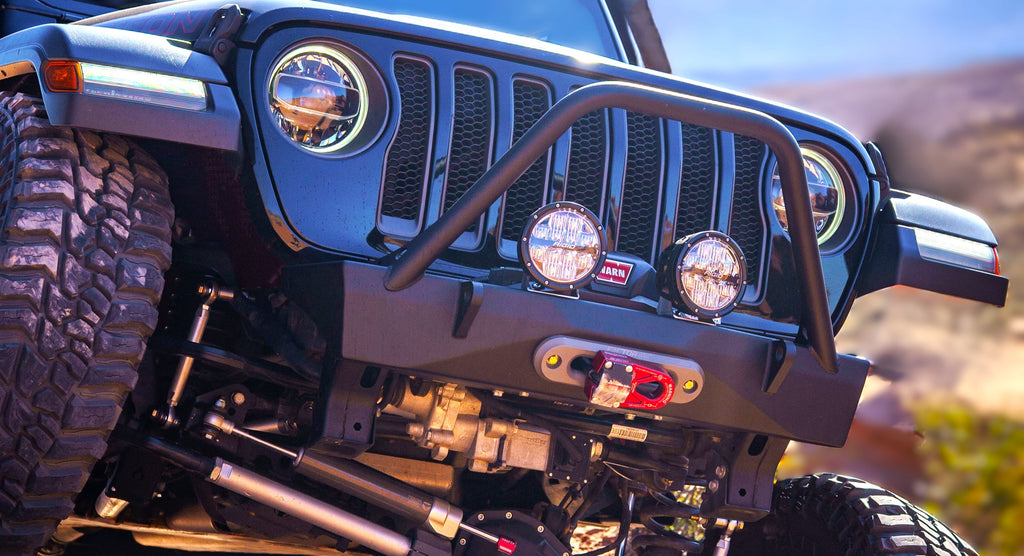 Artec Wrangler JK JL & Gladiator Sentinel Front Bumper with Hoop