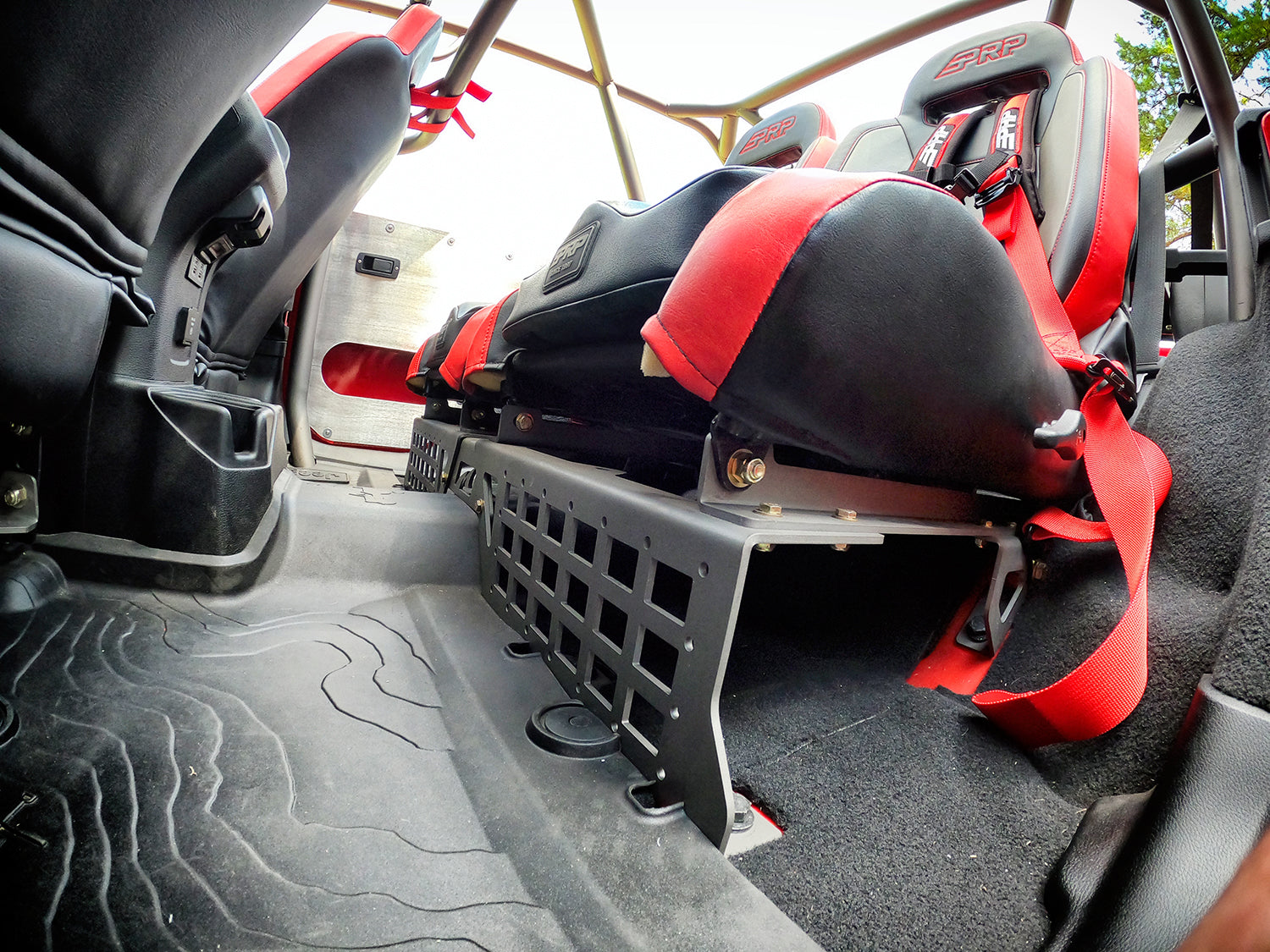 Soportes de asiento trasero para Jeep JLU y Jeep JKU