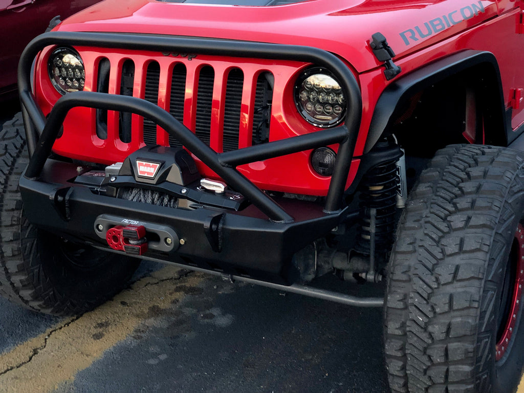Crusher Front Fender 2" Flare for Jeep JK / JKU - Steel