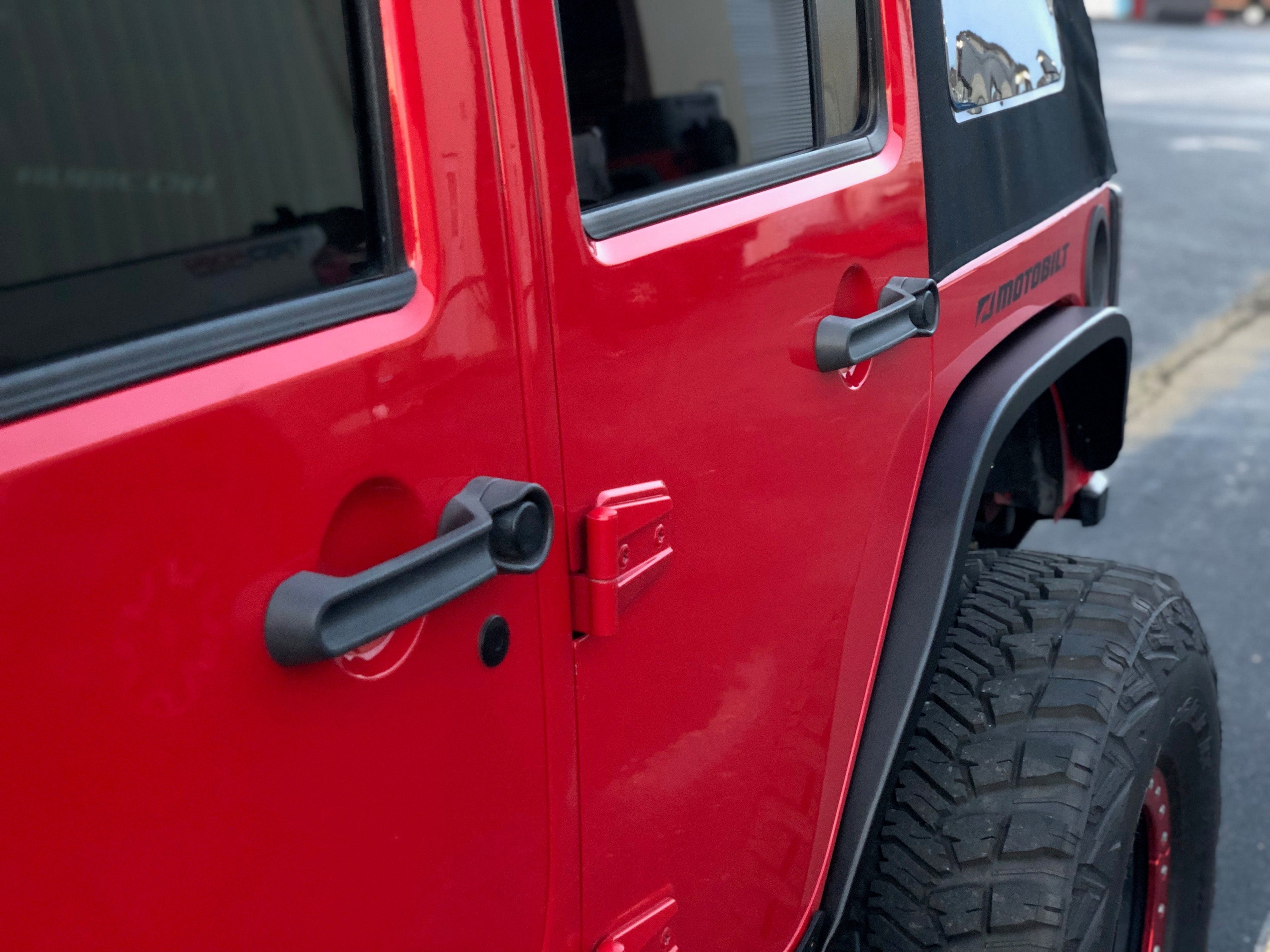 Guardabarros trasero Crusher con extensión de 2" para Jeep JK / JKU - Aluminio