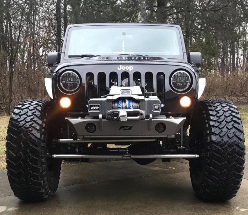 Crusher Front Fender 2" Flare for Jeep JK / JKU - Aluminum