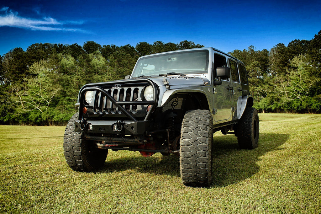 Crusher Front Fender 4" Flare for Jeep JK / JKU - Aluminum