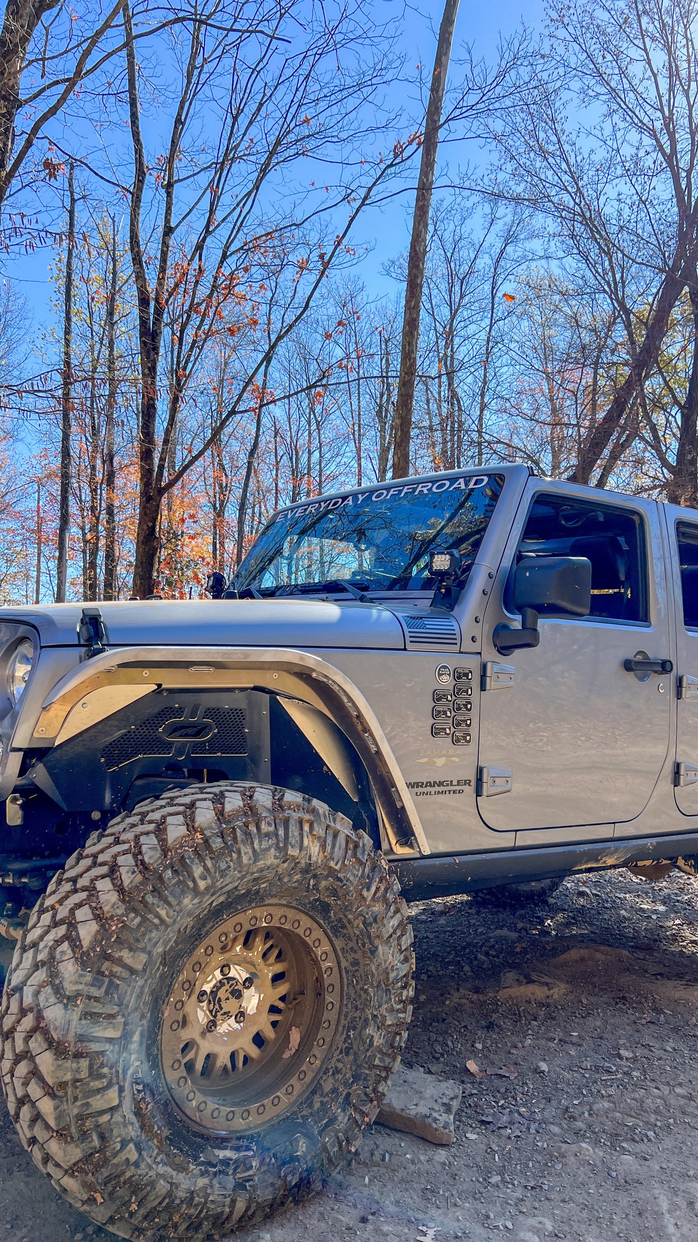 Guardabarros delanteros Hatchet Highline para Jeep JK/JKU - Aluminio