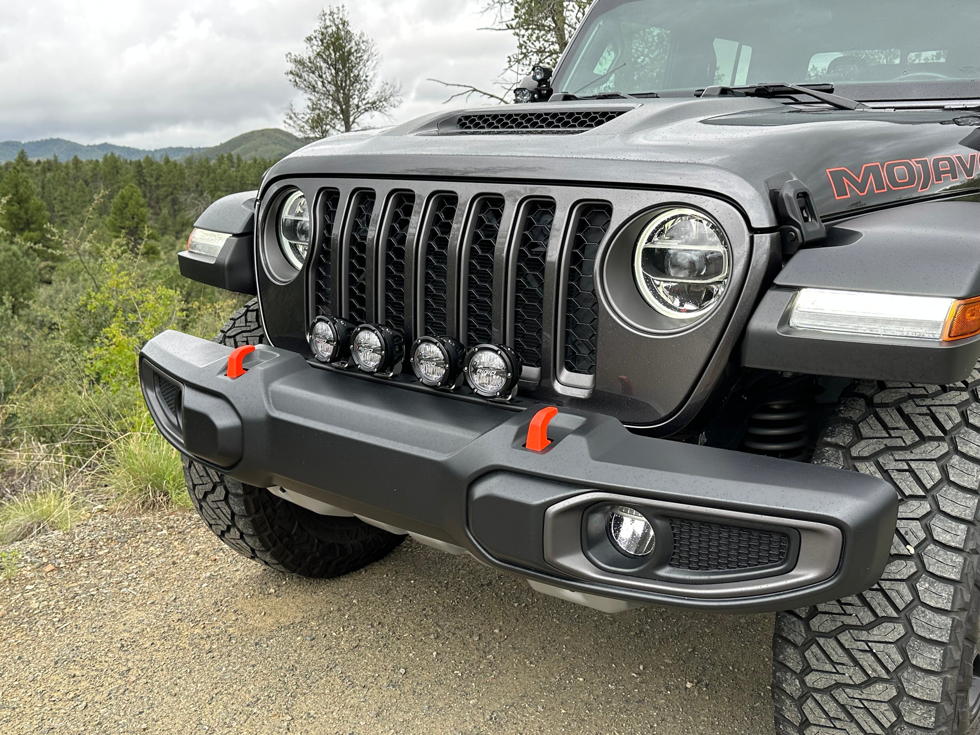 Artec Wrangler JL Gladiator JT Front Bumper Light Bridge Mount