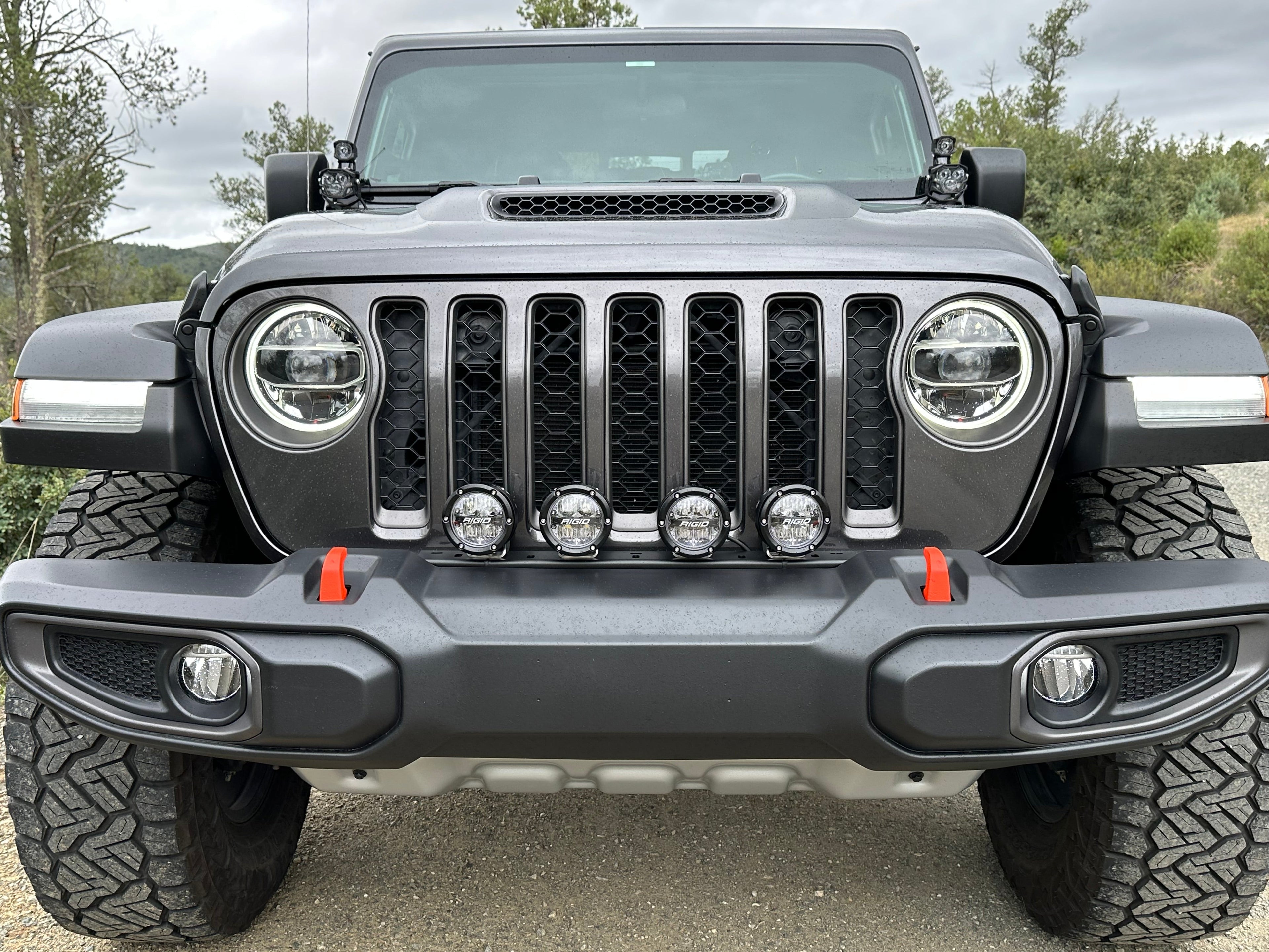 Artec Wrangler JL Gladiator JT Front Bumper Light Bridge Mount